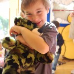 nikki party justin bear stuffed,jpg